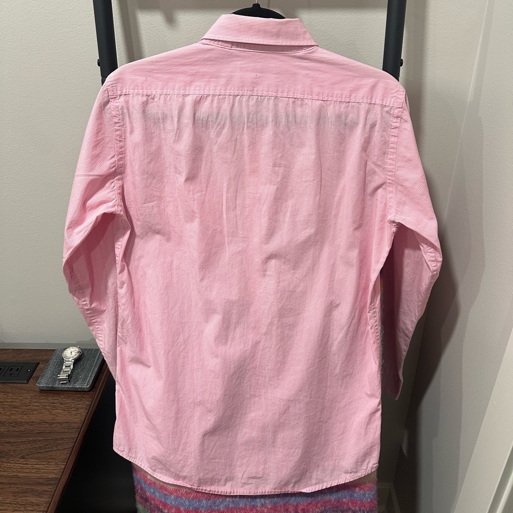 Burberry Light Pink Button-Down Collar Shirt - image 2